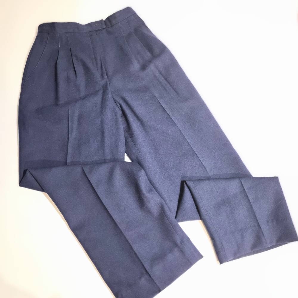 Men's‎ Navy Pleated Dress Pants